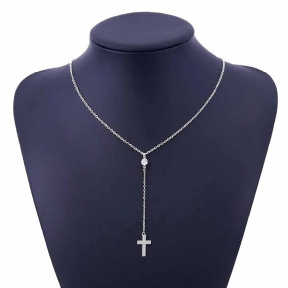 !!!5 for $25 Y Shaped Cross Charm Necklace - Picture 4 of 7